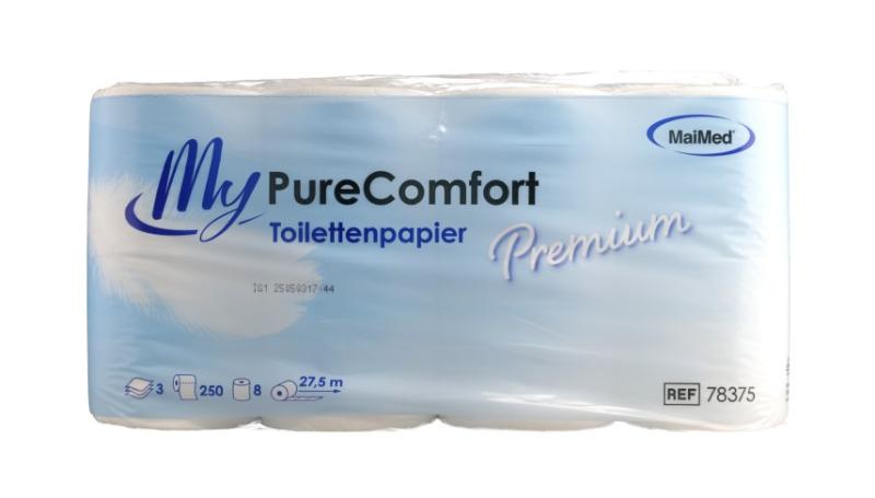 MyPureComfort Toilettenpapier Premium" 3 Lagig Hochweiß
